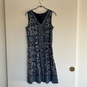 Lands End floral sundress with pockets